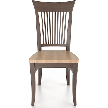 <b>Customizable</b> Side Chair - Wood Seat